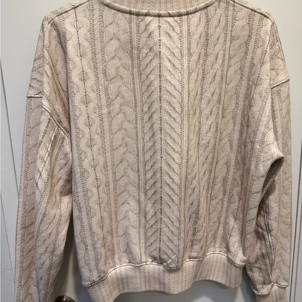 rag & bone Miramar Cable-Effect Sweatshirt - image 4